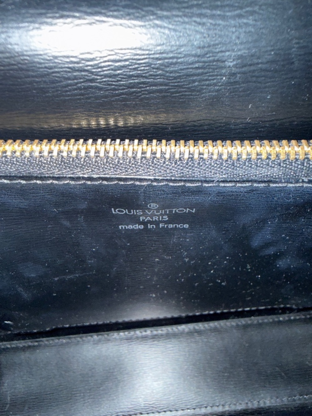 Louis Vuitton Black Epi Leather Top Handle Satchel with Gold Hardware - Picture 6 of 8